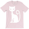 white cat funny T-Shirt