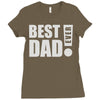 best dad ever! Ladies Fitted T-Shirt