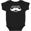 am i too late for that mustache thing Baby Bodysuit