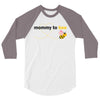 Mom to Bee Baby Girl 3/4 Sleeve Shirt