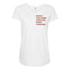 couple biker Maternity Scoop Neck T-shirt