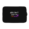 you can't scare me i'm a mother Laptop sleeve