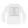 50 % unicorn Long Sleeve Shirts