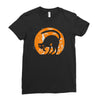 happy halloween Ladies Fitted T-Shirt