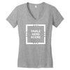 triple nerd score Women's V-Neck T-Shirt