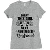 sorry this girl is already taken by a super sexy november boyfriend Ladies Fitted T-Shirt