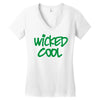 boston southie wicked cool Women's V-Neck T-Shirt
