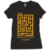 fun maze Ladies Fitted T-Shirt
