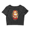 brown bear Crop Top