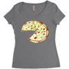 Pizza Slice Big Women's Triblend Scoop T-shirt