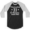 21st birthday 3/4 Sleeve Shirt