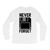 never forget floppy disk Long Sleeve Shirts