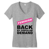 feminism Women's V-Neck T-Shirt
