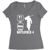 eat sleep battlefield 4, funny Women's Triblend Scoop T-shirt