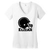 promo football Women's V-Neck T-Shirt