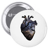 galaxy heart Pin-back button