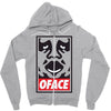 o face Zipper Hoodie