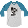 real men love walrus funny 3/4 Sleeve Shirt