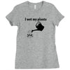 i wet my plants Ladies Fitted T-Shirt