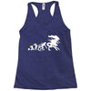 alien evolution   mens funny Racerback Tank