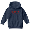 kacamata red Youth Hoodie