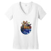 world animal Women's V-Neck T-Shirt