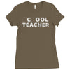 school cool teacher Ladies Fitted T-Shirt