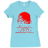 dawn of the dead retro 70s horror zombie film Ladies Fitted T-Shirt
