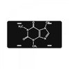 Caffeine Molecule License Plate