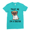 trust me i'm a dogtor Ladies Fitted T-Shirt