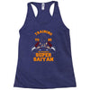 training to be the strongest super saiyan Racerback Tank