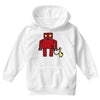 bird powered robot Youth Hoodie