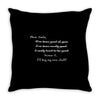 dear santa i'll buy my own stuff Throw Pillow