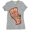 bacon forever Ladies Fitted T-Shirt
