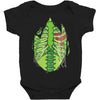 skeletal halloween Baby Bodysuit
