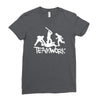 teamwork   mens funny Ladies Fitted T-Shirt