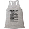 mechanic labour rates Racerback Tank
