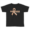 Survivor Of Uterine Cancer Toddler T-shirt
