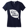 go outside Women's V-Neck T-Shirt