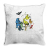 friendly beasts Throw Pillow