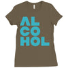 alcohol Ladies Fitted T-Shirt