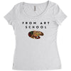 From Art School Women's Triblend Scoop T-shirt