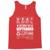 Born In September Tank Top