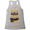 My Son Is Super Awesome His Mom Racerback Tank