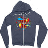 i just killed a clown Zipper Hoodie