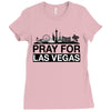 Pray for Las Vegas Ladies Fitted T-Shirt