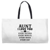 I Love You Aunt Weekender Totes