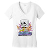 marshmello Women's V-Neck T-Shirt
