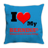 i love my bernina Throw Pillow
