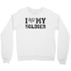 i love my soldier hunter camouflage Crewneck Sweatshirt